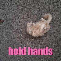 i want to hold your hand and apply nailpaint, cuz it is a serious job